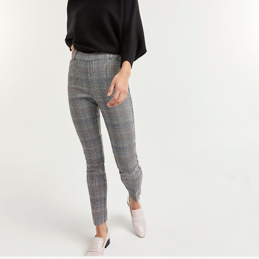 Reitmans Plaid Ankle Pull On Pants The Iconic